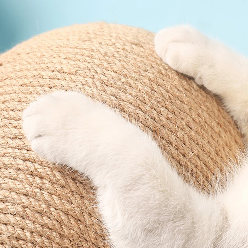Griffoir en Bois & Corde pour Chat – Protection des Meubles, Naturel & Durable, Facile à Installer