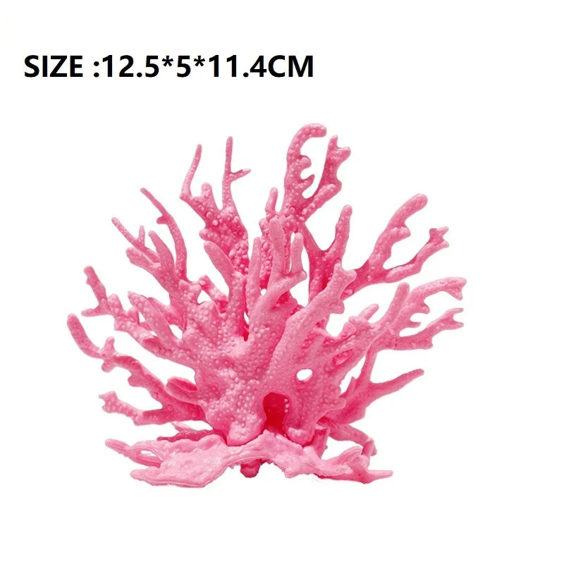 Décoration Aquarium – Corail Artificiel en PVC, Plante Aquatique Réaliste pour Aquascaping