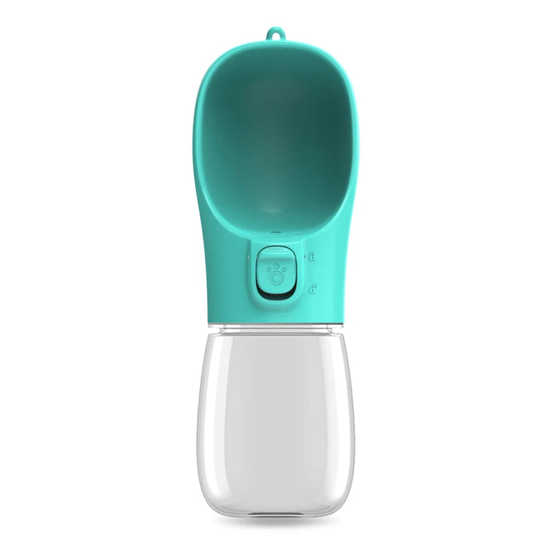 Gourde Portable pour Chien 350ml – Bouteille d’Eau de Voyage Antifuite avec Bol Intégré