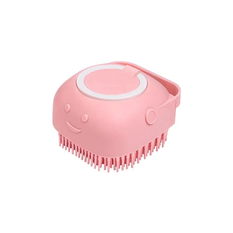 🧴 Brosse Douche 2-en-1 Massage & Shampoing – Toilettage Doux et Nettoyage Profond