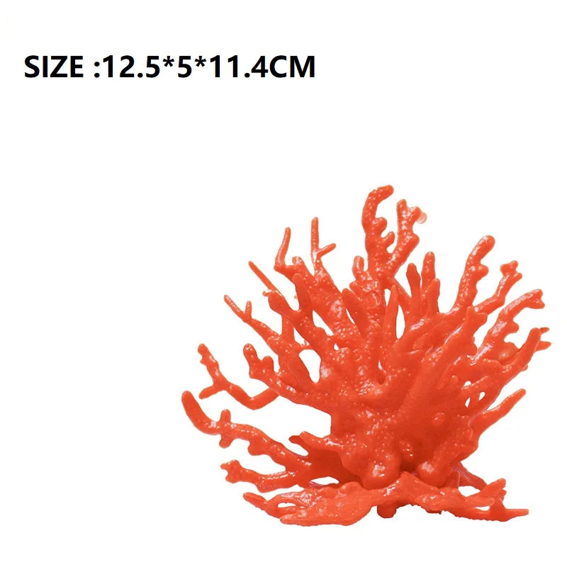 Décoration Aquarium – Corail Artificiel en PVC, Plante Aquatique Réaliste pour Aquascaping