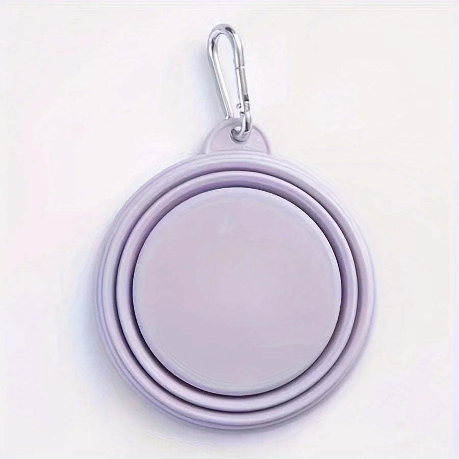 Gamelle Pliable en Silicone pour Chats et Chiens – Bol de Voyage Portable, Léger et Coloré, Idéal pour l’Eau et la Nourriture