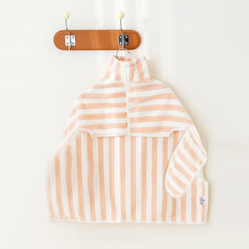 🐾 Peignoir de Bain Ultra-Absorbant pour Chien – Séchage Rapide & Confort Douillet