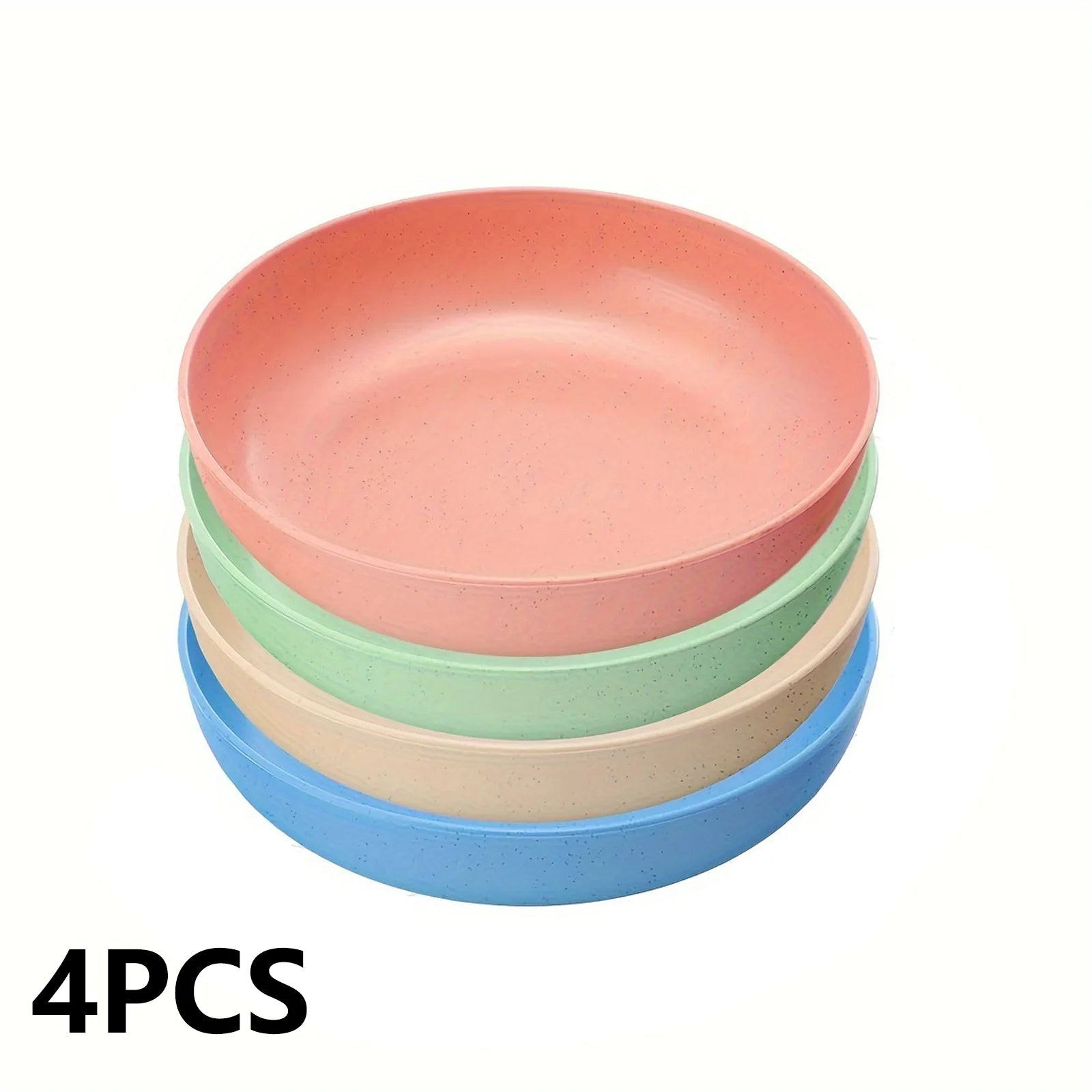 Lot de 4 Gamelles Colorées pour Chat – Bols Larges et Peu Profonds, Antidérapants, Idéals pour Chatons et Petits Chats