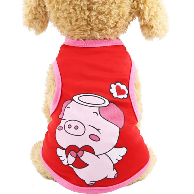 🐶 Débardeur Cartoon Miniso pour Chien & Chat – Léger, Confortable & Plein de Style