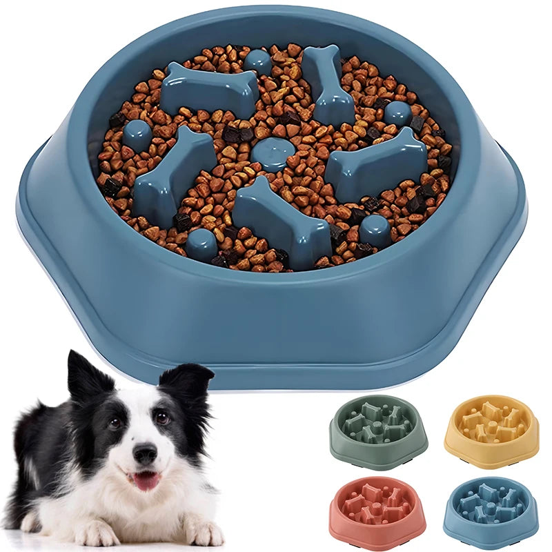 🍽️ Gamelle Anti-Glouton pour Chien – Mangeoire Interactive & Anti-Étouffement