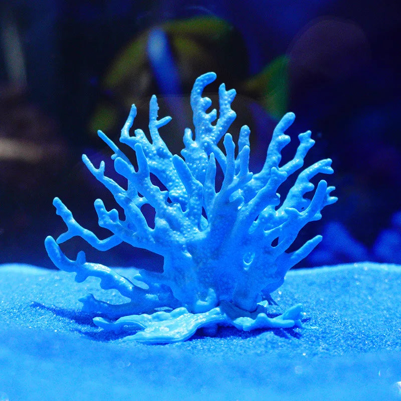 Décoration Aquarium – Corail Artificiel en PVC, Plante Aquatique Réaliste pour Aquascaping