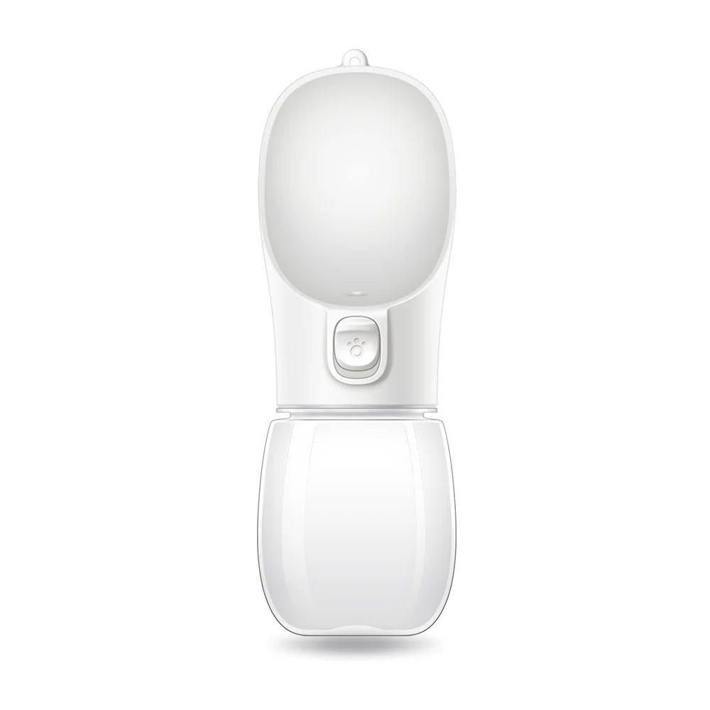 Gourde Portable pour Chien 350ml – Bouteille d’Eau de Voyage Antifuite avec Bol Intégré