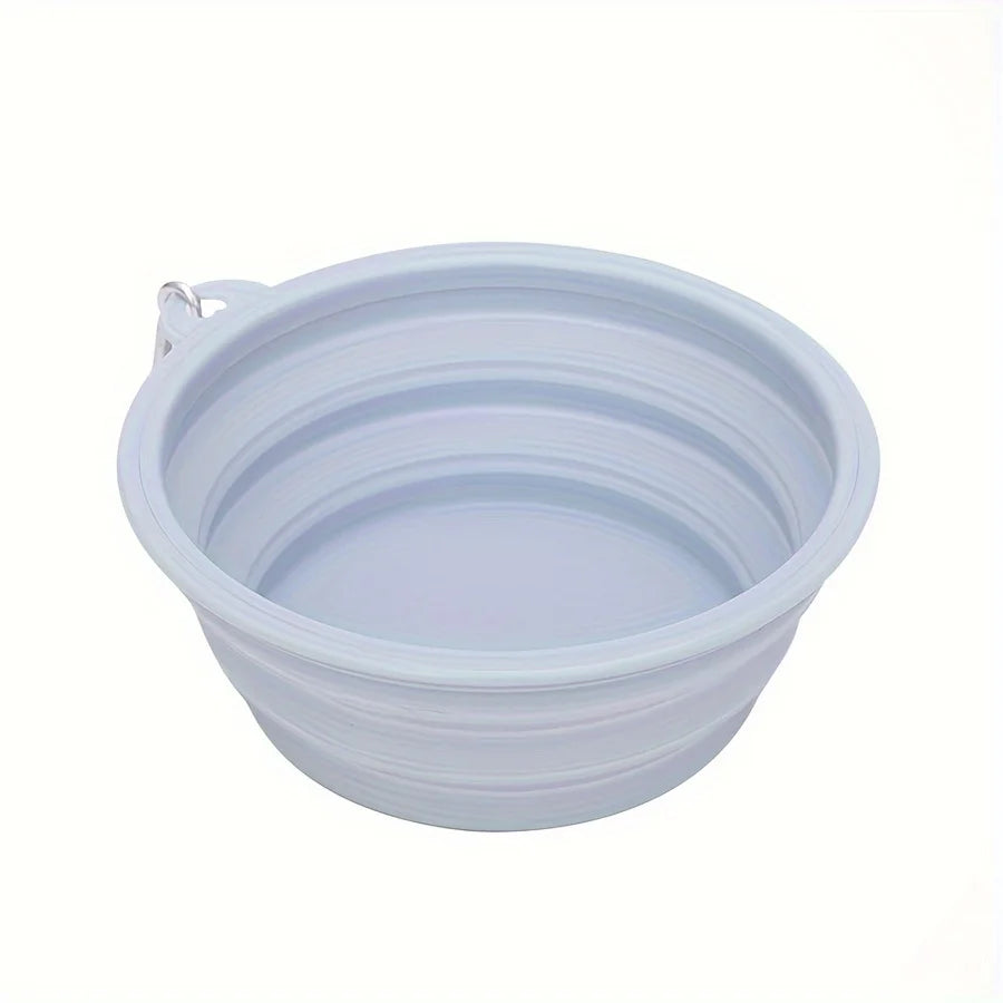 Gamelle Pliable en Silicone pour Chats et Chiens – Bol de Voyage Portable, Léger et Coloré, Idéal pour l’Eau et la Nourriture